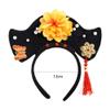 Chinese Style Headwear Flower Princess Headhoop Bow Antique Headband, Chinese Qing Dynasty Hair Hoop for Women Girls(G) view 2