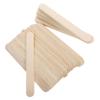 DINHEAROM 100pieces Professional Hair Removal Wax Sticks of Wooden Hair Wax Applicators for Body Eyebrow and Facial Removal view 1