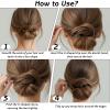 100 Pack Durable U-Shaped Hair Pins for Women's Thick Hair, Classic Black Styling Pins, for Buns view 4