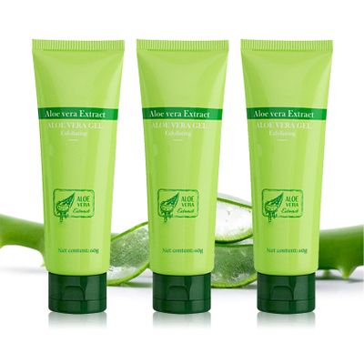 3PCS Gentle Exfoliating Gel,Moisturizing Facial Exfoliator,Deep Cleansing Peeling Gel for Face and Body,Non-greasy Exfoliating Face Scrub,Lightweight Facial Scrub Exfoliator for All Skin Types