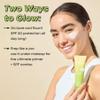 TONYMOLY Green Tea SPF 50 Sunscreen & I'm Rice Exfoliating Face Polish Cleanser Bundle, 50ml & 50g view 3