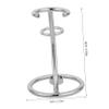 BIUDECO Shower Razor Holder Brush Stand Metal Razor Storage Rack Toothbrush Toothpaste Holder view 2