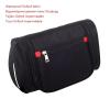 AFPSDLFJDLS Men Waterproof Travel Toiletry Beautician Wash Bag Bathroom Leather Business Shaving Bag Ladies Shower Bag with Sturdy Handle view 4