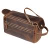 AFPSDLFJDLS Genuine Leather Toiletry Bag For Men Wash Shaving Dopp Kit Women Travel Make UP Cosmetic Case Organizer Necessaire view 1