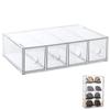 ABOOFAN Stackable Acrylic Makeup Organizer 4 Drawers Practical Cosmetic Storage Box for Jewelry Makeup Tools and Accessories Display for Bedroom and Bathroom Use view 1