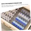 ABOOFAN Stackable Acrylic Makeup Organizer 4 Drawers Practical Cosmetic Storage Box for Jewelry Makeup Tools and Accessories Display for Bedroom and Bathroom Use view 3