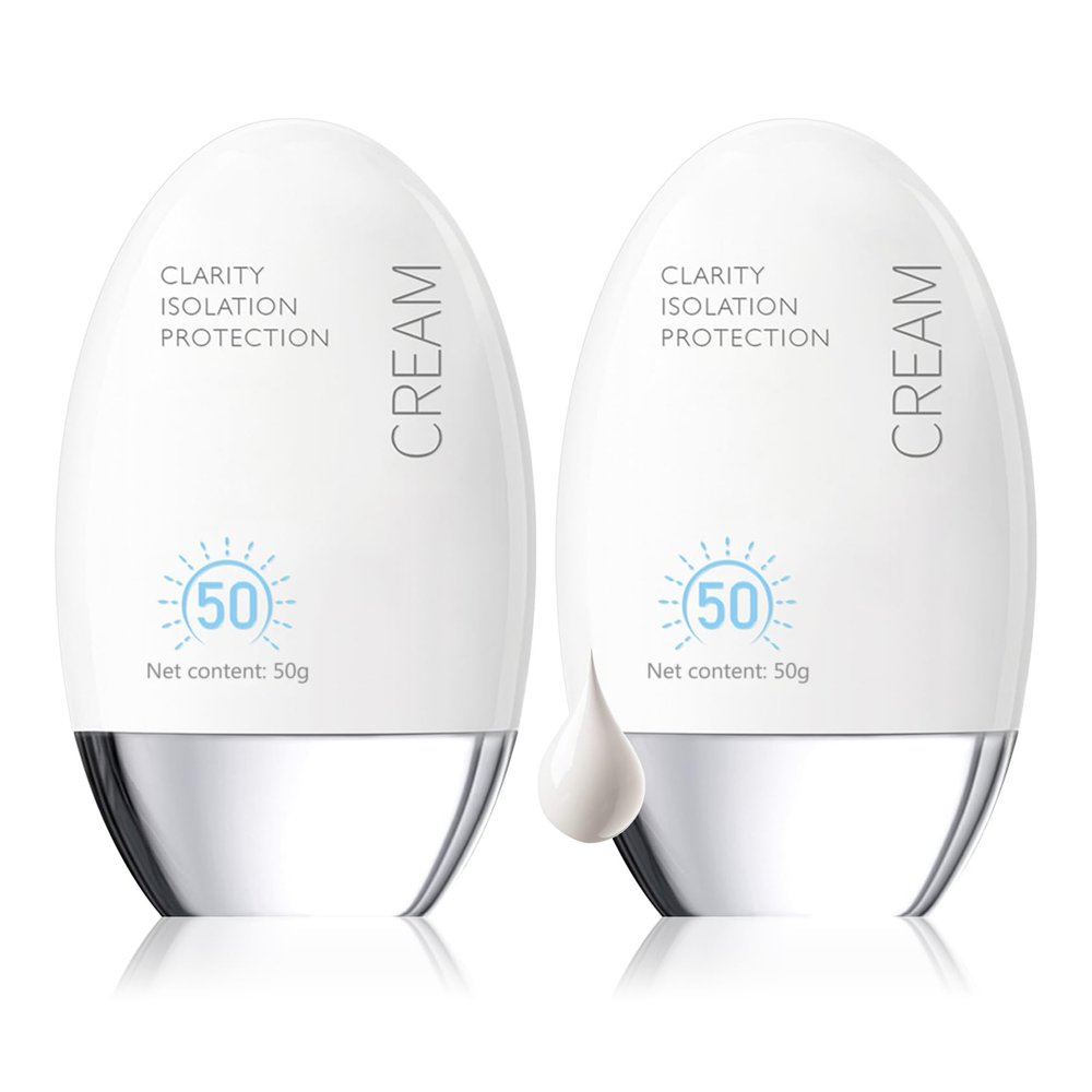 2PCS Sunscreen Lotion SPF 50,Mineral Sunscreen Face,Lightweight & Non-Greasy Sun Care,Natural Sun Screen for Sensitive Skin-Travel Size Protector Solar, 3.38 FL Oz