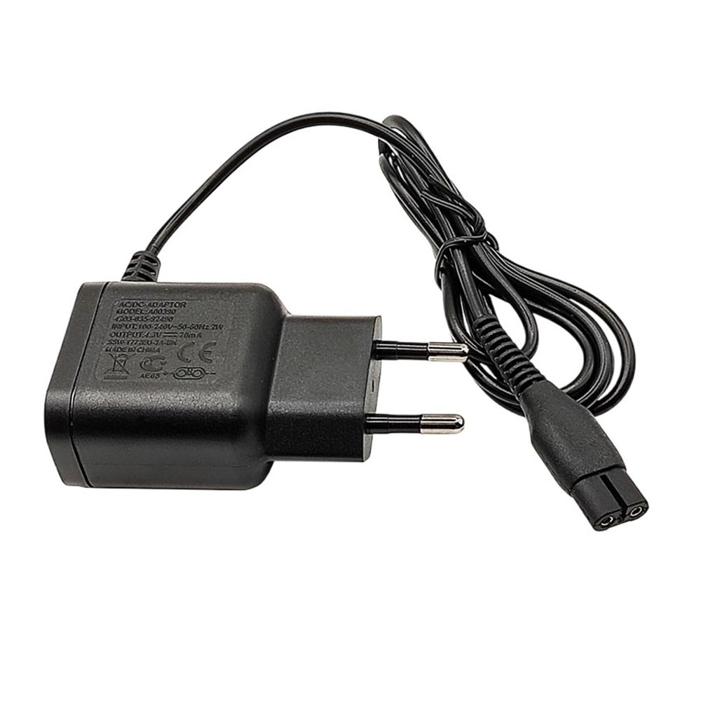 A00390 4.3V 70mA AC Power Adapter Shaver ChargerCompatible for Philips Shaver BT405/16 BT3206/14 QT4005 MG3710 MG3711 S300 S301 BG2030(EU Plug)