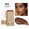 A 3-in-1combining Foundation Stick Beauty Balm Serum Boosted Skin Tint,Solid Tinted Moisturizing Serum Contour Foundation Face for Women,Natural Finish Makeup,Buildable Medium-to-Full Coverage(#01) view 2