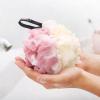 ERHAUSME Bath Bomb Double Bath Ball Flower Pull Back Strip wash Bath Towel view 3