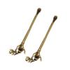 2 Pieces Retro Ear Pick Guanyin Hand Flower Ear Spoon Ear Waxed Removal Tool Buddhas Hand Ear Scoops For Ears view 1