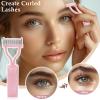 2PCS Arc-Shaped Pink Eyelash Comb  Lash Definer Mascara Separator Tool with Protective Cover view 4