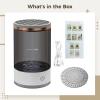 Automatic Makeup Brush Cleaner Machine, Usb Rechargeable With Drying Function, Portable And Easy-To-Use For All Brush Types, Black view 3