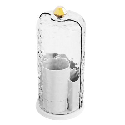 GKOXUQ Makeup Brush Holder Rotating Makeup Brush Organizers Makeup Brush Storage Organizers Desktop Organizers For Cosmetics