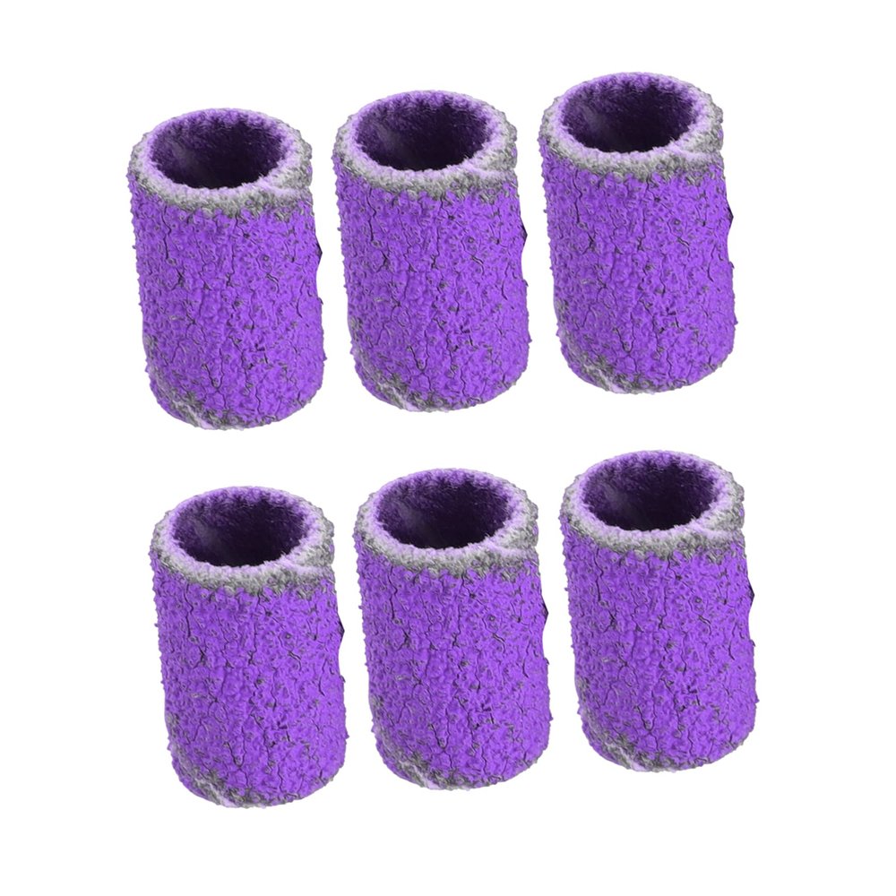 BAZEITFLOW 100pcs Nail Sanding Bands Grit 180 Polishing Tool for Nail Drill Professional Manicure Accessories for Home and Salon Use