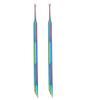 2Pcs Cuticle Remover, Pre-treatment Dual Ended Cuticle Pusher with Loop, Portable Professional Stainless Steel Nail Tool for Salon & Home Use view 1
