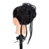Hair Bun, Straight Tails Messy Bun Hair Piece Curly Hair Bun Extensions for Women,for Daily Wear(Black) view 2
