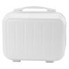 Beufee Train Case Makeup Bag, 14in Travel Cosmetic Organizer Makeup Storage Box for Women Girl (White) view 1