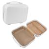 Beufee Train Case Makeup Bag, 14in Travel Cosmetic Organizer Makeup Storage Box for Women Girl (White) view 3