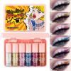 MooGlamor 6 Pcs Liquid Glitter Eyeshadow Set Colorful Eyeliner with Long-Lasting and Waterproof Shinning Eye Shadow Gift for Women Eye Makeup (Boom Bomb) view 1
