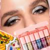 MooGlamor 6 Pcs Liquid Glitter Eyeshadow Set Colorful Eyeliner with Long-Lasting and Waterproof Shinning Eye Shadow Gift for Women Eye Makeup (Boom Bomb) view 3