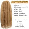 105 Strands Marley Twist Braiding Hair 16 Inch 7 Packs Marley Twist Hair 27# Long Marley Hair for Women Faux Locs Afro Twist Hair Extensions (27#, 16INCH(pack of 7)) view 2