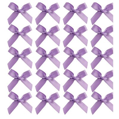 100 PCS Bow Hair Clips,1.57 Inch Small Hair Bow Clip for Crafts, Clothing Embellishment, Embroidery, DIY Decoration, Applique Arts, Stage, Concert, Christmas, Ballet Style (Purple)