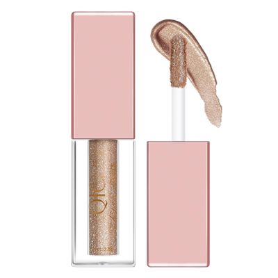 Aislor 2Pack Waterproof Sweatproof Liquid Eye Shadow Brush Set Long Lasting Shimmer Glitter Makeup Tool for Women and Girls Pink One Size