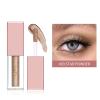Aislor 2Pack Waterproof Sweatproof Liquid Eye Shadow Brush Set Long Lasting Shimmer Glitter Makeup Tool for Women and Girls Pink One Size view 2
