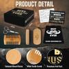 AXIARA Christmas Birthday Gifts for Husband - Beard Kit for Men Grooming and Care with Brush, Comb, Scissors & Storage Bag - Husband Birthday Gift Ideas, Gifts for Men, Christmas Stocking Stuffers view 2