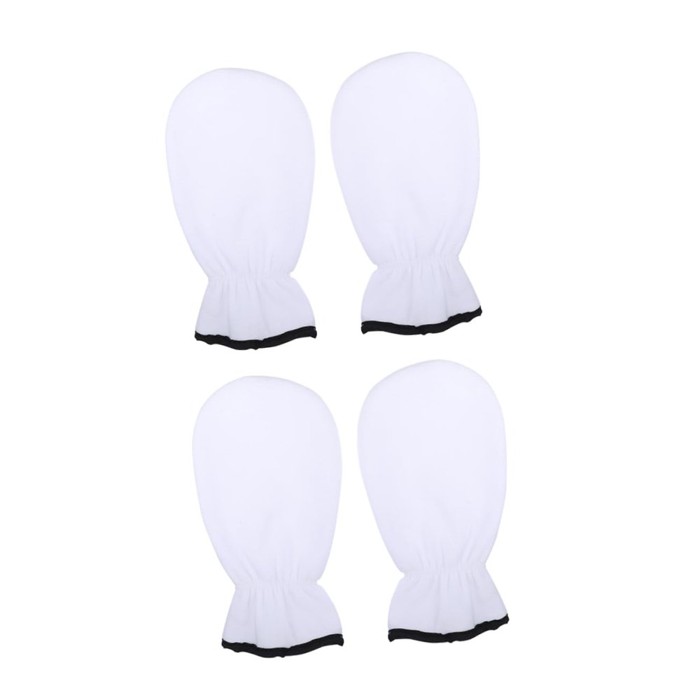 Healvian 2pairs Professional Spa Paraffin Wax Gloves Thermal Mittens for Hands Eczema Hand Care Overnight Lotion Glove Cover for Women