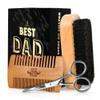 AXIARA Christmas Dad Gifts from Daughter Son - Beard Kit for Men Grooming and Care with Brush, Comb, Scissors & Storage Bag - Best Dad Ever Gifts for Dads Father Stepdad, Beard Growth Kit for Men view 1
