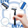Clothsport 240 Pack Disposable Twin Blade Razors Individually Wrapped, Clear Safety Cap Multipurpose Portable Shave Razor for Man Woman Bathing Hotel Travel Blue) view 2
