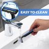 Clothsport 240 Pack Disposable Twin Blade Razors Individually Wrapped, Clear Safety Cap Multipurpose Portable Shave Razor for Man Woman Bathing Hotel Travel Blue) view 4