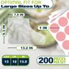 200 Pcs Plastic Foot Covers for Feet 13 USA - 200Pcs Parafin Wax Disposable Gloves for Cleaning view 3