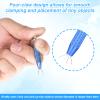 Bewudy 2 Pcs Piercing Ball Grabber Tool, 4-Claw Pick Up Piercing Tools for Changing Jewelry, Claw Tweezers Piercing Tool for Small Parts Pickup (Pink and Blue) view 4