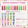 120PCS Bulk Gifts For Women, Lip Balm Bulk and Hand Cream Gift Set with Organza Bags, Thank You Cards, Party Favors For Bridal Wedding, Baby Shower, Christmas Gift Stocking Stuffers view 2