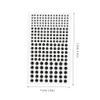 Angoily 10pcs Self-Adhesive Rhinestone Stickers for for Makeup Parties and Festivals Easy Application Belly Glitter view 2