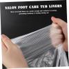 Didiseaon 160pcs Disposable Foot Bath Liners Spa Foot Tub Liners for Salon Spa Home Bathing Accessory view 3