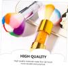 Ipetboom 1pc Flexible Bristle Nail Brush Nails Cleaning Brush Exfoliator Dust Collector Art Tool view 2