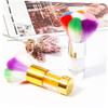 Ipetboom 1pc Flexible Bristle Nail Brush Nails Cleaning Brush Exfoliator Dust Collector Art Tool view 3
