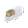 Ipetboom 3pcs Nail Drill Bits Copper Wire Brush Cleaner Essential Manicure Tool for Salon Home Use Durable and Lightweight for Nail Bit Cleaning view 2