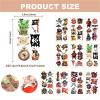 10Sheets Pirate Tattoos-pirate stickers,Waterproof, Fun Designs for Parties, Easy to Apply, 3x3 Inches, Perfect for Pirate-Themed Birthday Parties,Pirate Party Decorations view 2