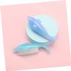 Ipetboom 4pcs Dolphin Shaped Boys and Girls Animal Nail Brush Foot Hand Brush Set for Fingernail Cleaning Manicure Tools Soft Bristles for Home Use view 3
