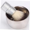Ipetboom Professional Beard Brush Set Shaving Bowl Set High-grade Bristles Stainless Steel Home Salon Use view 4