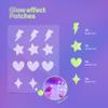 Hanhoo Glow Blemish Patch, 24 Count, Glow in the Dark Pimple Patches, Multi-shaped Zit Stickers, Reduces Size of Blemishes, Acne Spot Treatment, Gentle Blemish Care, Korean Skincare view 2