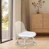 EAZBRIDGE Rolling Stool with Backrest for Salon Office Kitchen Garage Makeup Cleaning Multipurpose Seat Short Stool on Wheels view 4