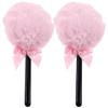 BESTYASH Fluffy Powder Puff for Face and Body - Soft Velvet Makeup Puff for Loose and Compact Powder Application Travel-Friendly 5.11X2.75 Inch view 1