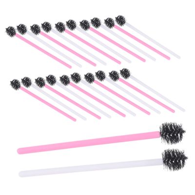 PACKOVE 100pcs Disposable Eyelash Mascara Brush for Wispy Lashes Eyelash Extension Applicator Makeup Practice Face Wands