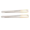 2pcs Eyebrow Tweezers for Women & Men - Precision Slant Tweezers for Ingrown Hair, Facial Hair, and Eyebrows - Stainless Steel Beauty Tools for Grooming, Plucking, and Makeup view 4
